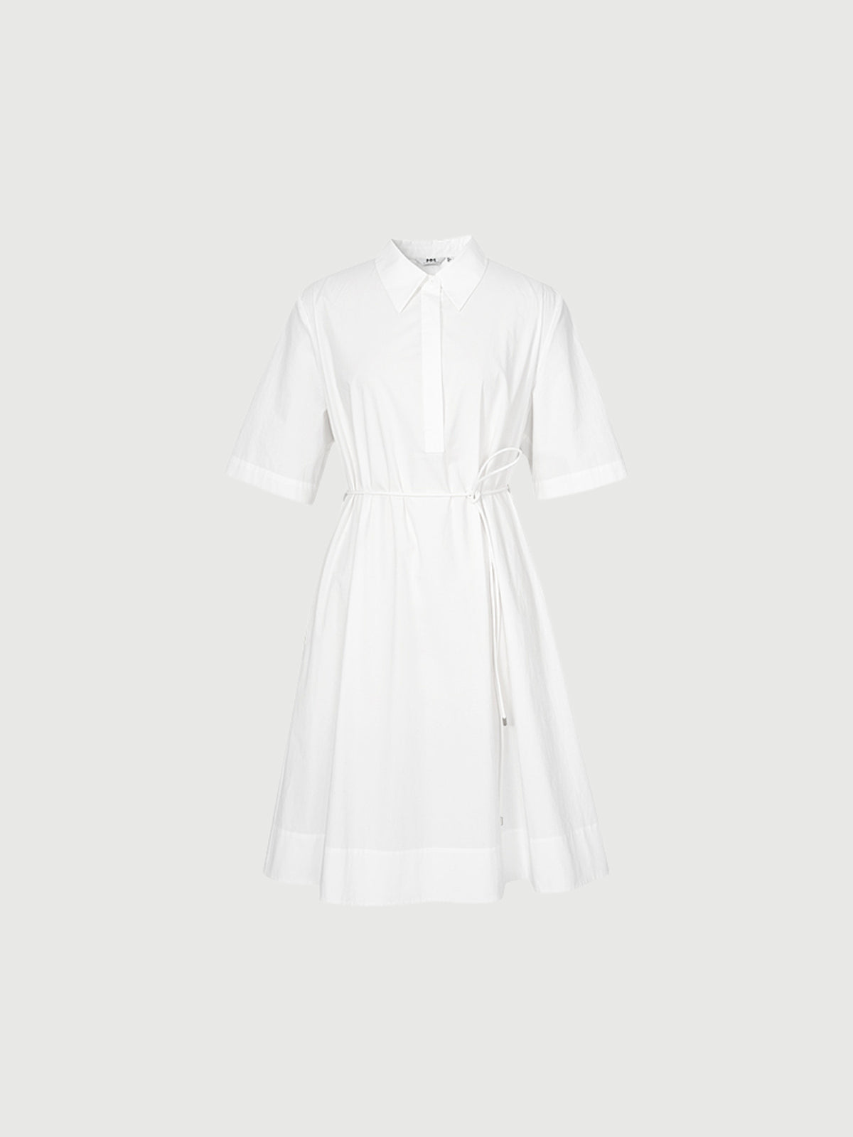 Half Sleeves 100% Cotton Shirt Dress