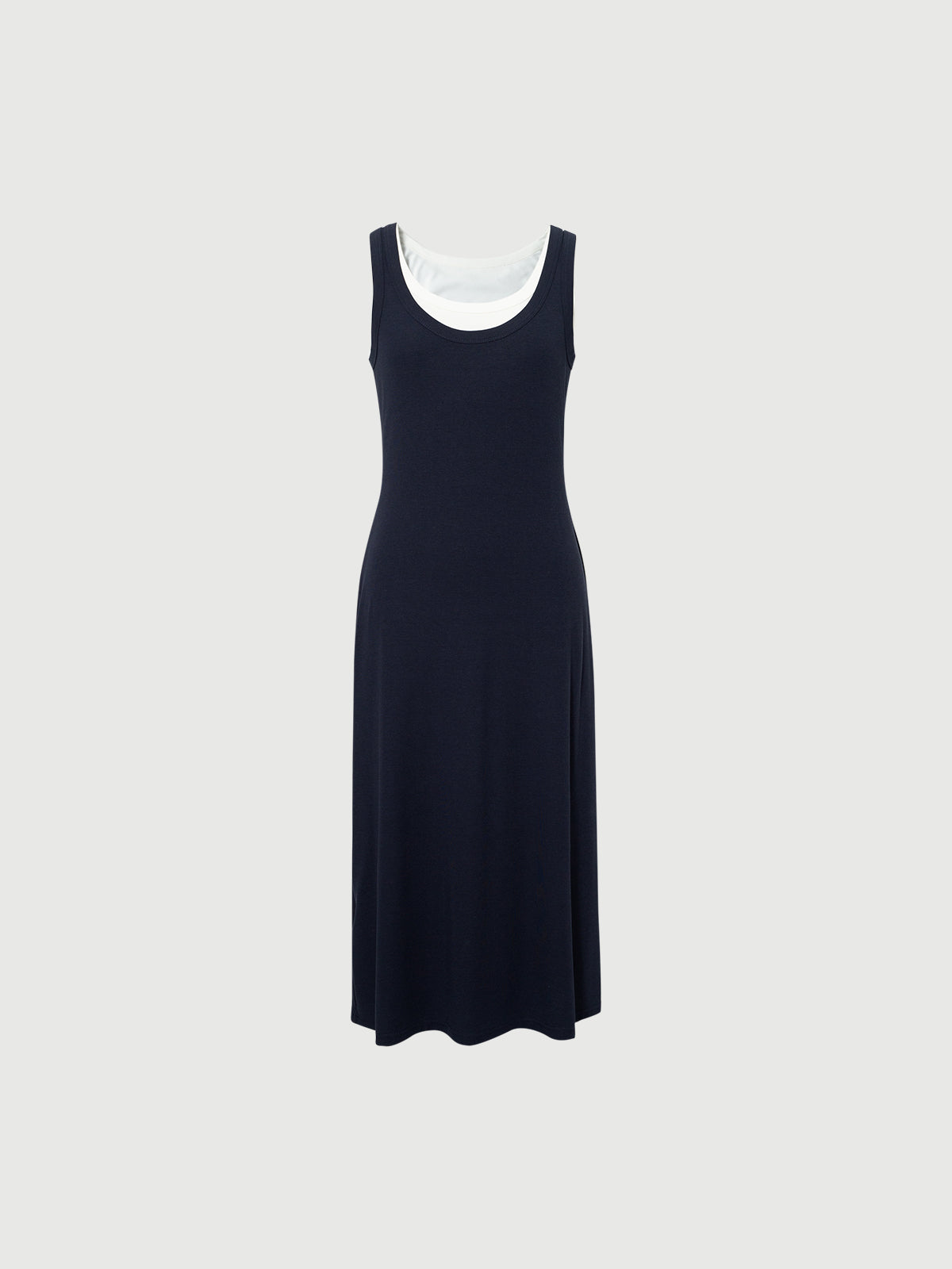 Lyocell Blend Two-in-One Dress