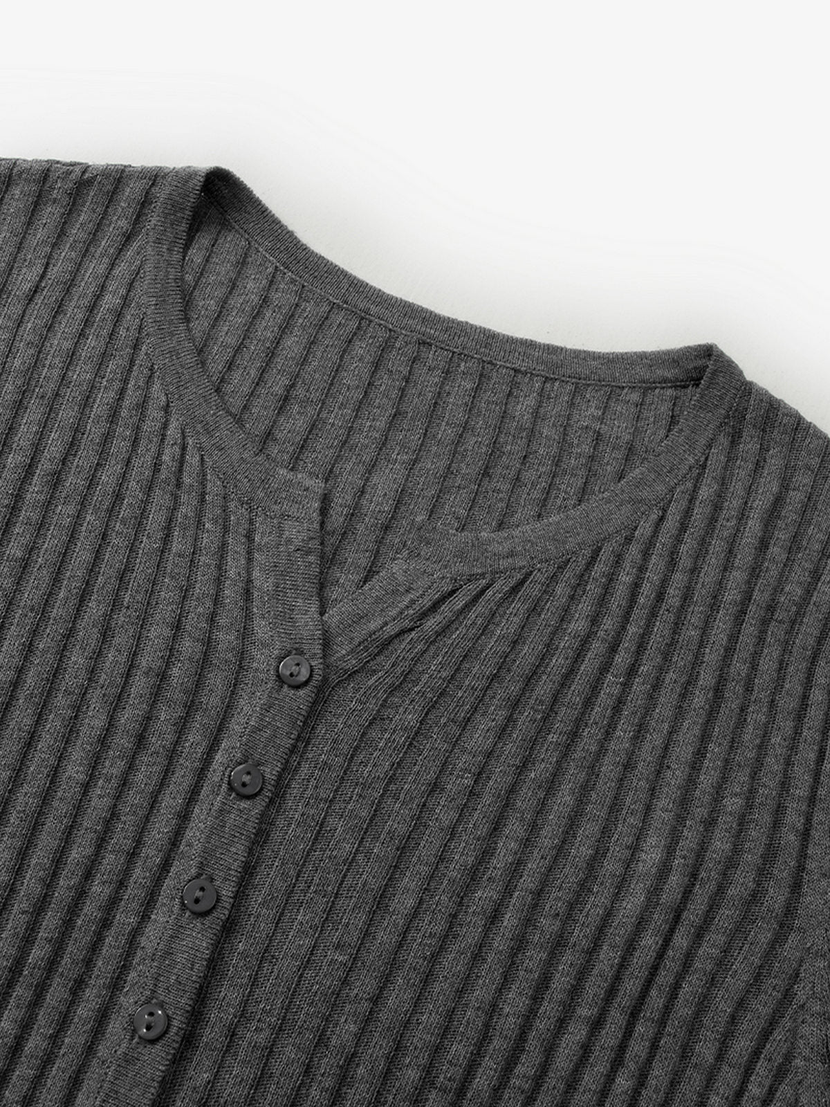 V Neck Knitwear T-Shirt