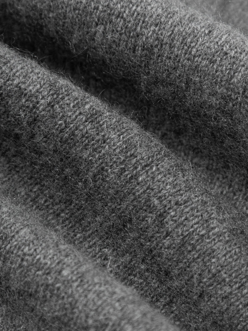 Pure Cashmere Contrast Binding Sweater