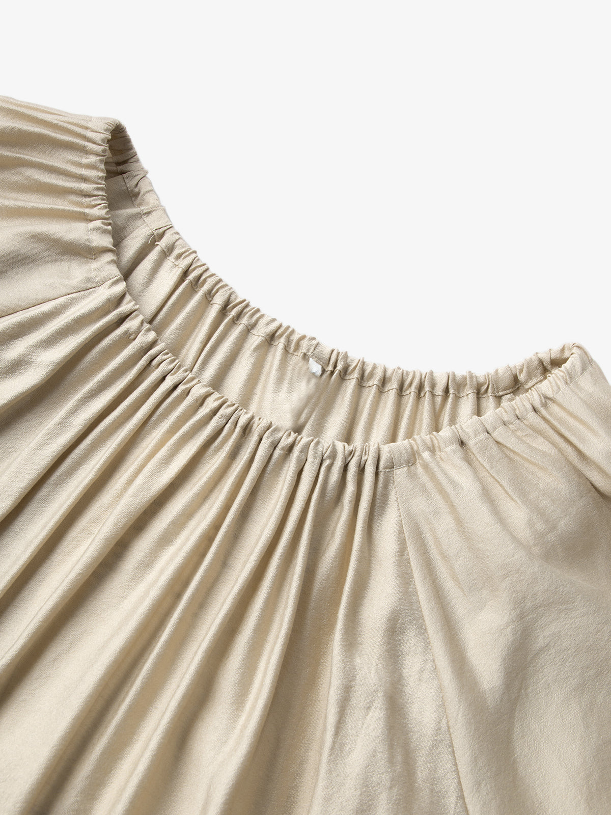 Pleated Neck Blouse