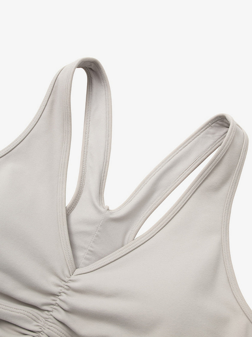 V Neck Yoga Bra Top