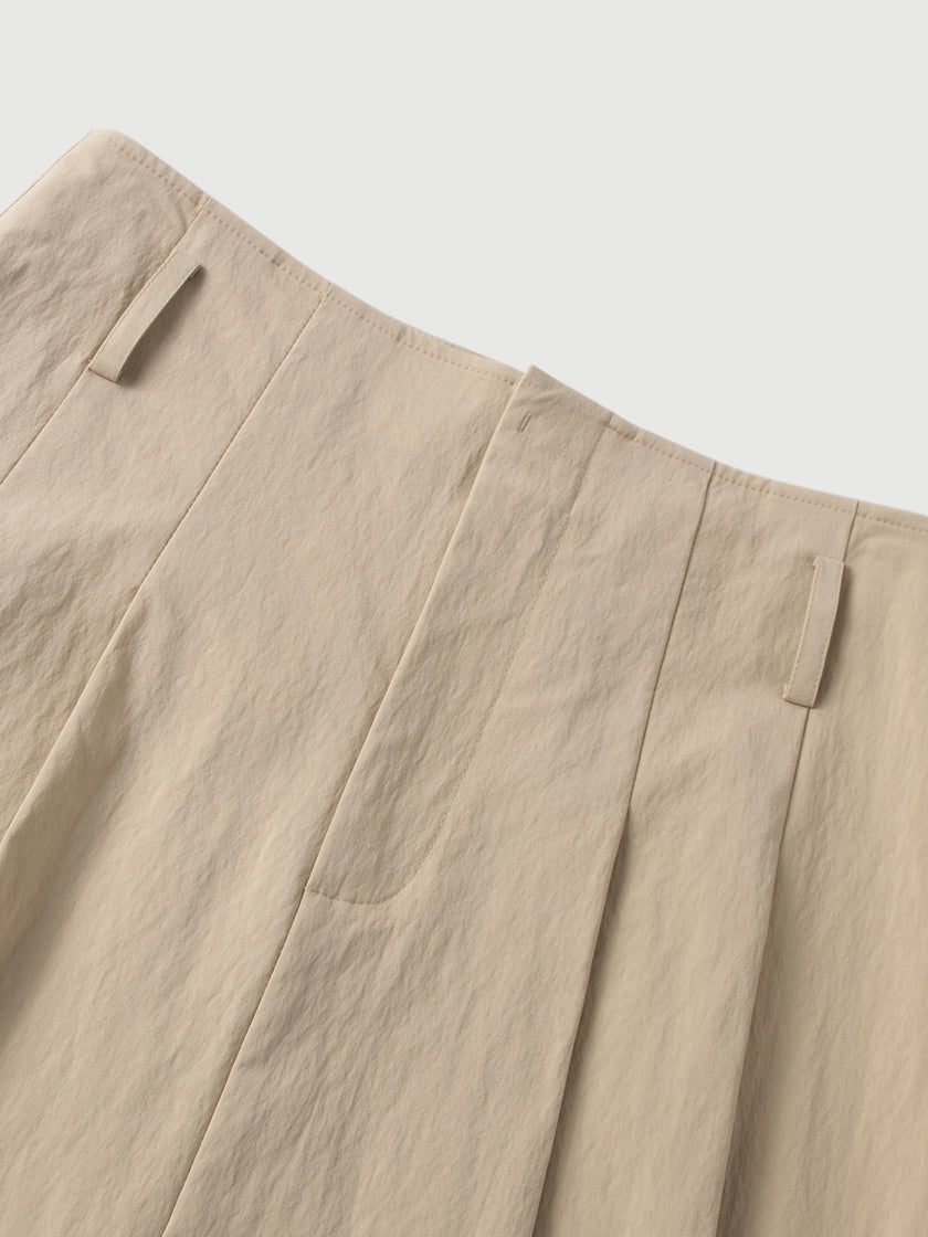 Khaki Midi Skirt