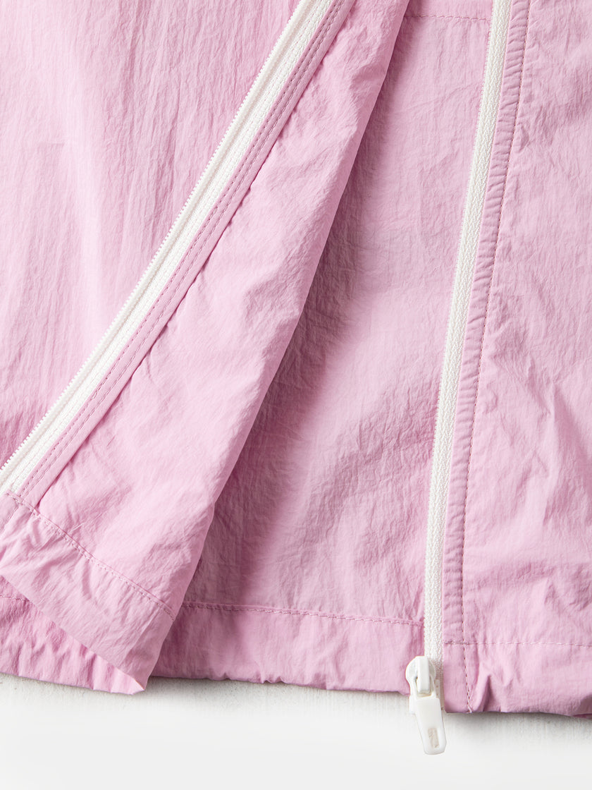 Pink Hooded UV Protection Jacket