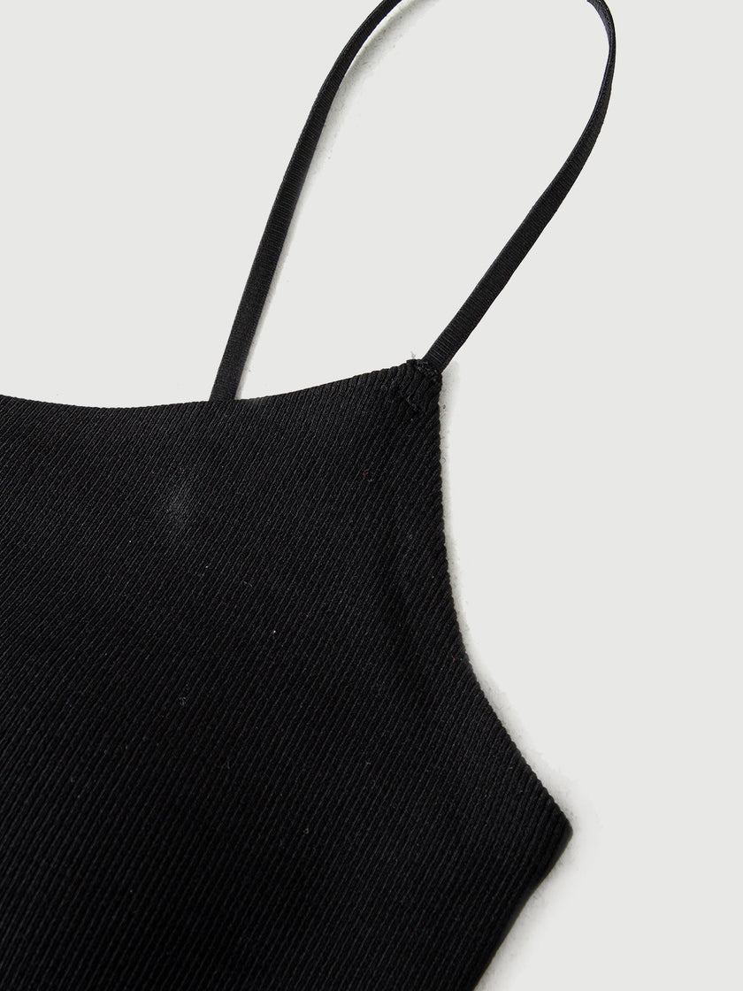 Cotton Blend Padded Tank Tops