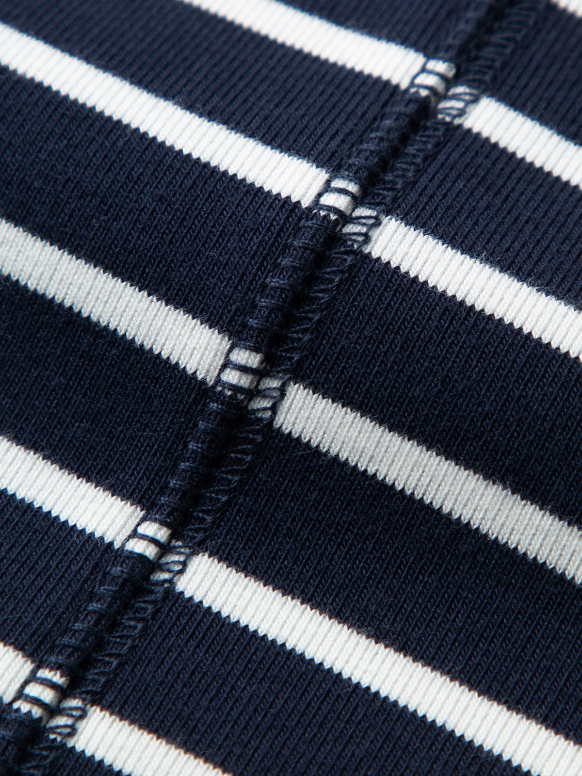 Stripe Round Neck Cotton T-Shirt