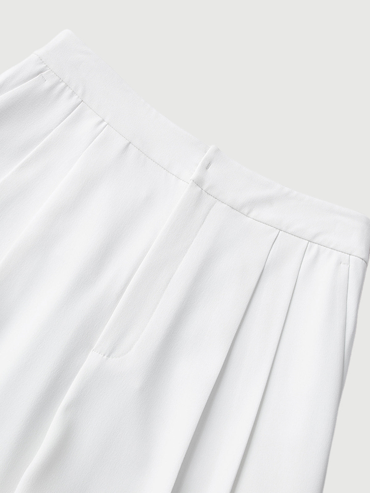 Straight Fit Smooth Trousers