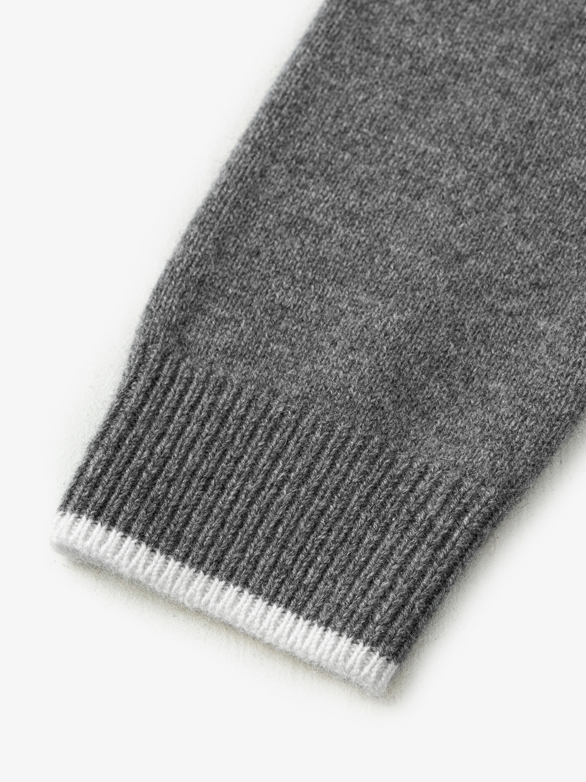 Pure Cashmere Contrast Binding Sweater