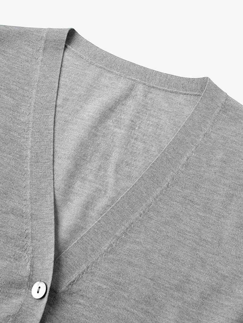 V Neck Thin Cardigan