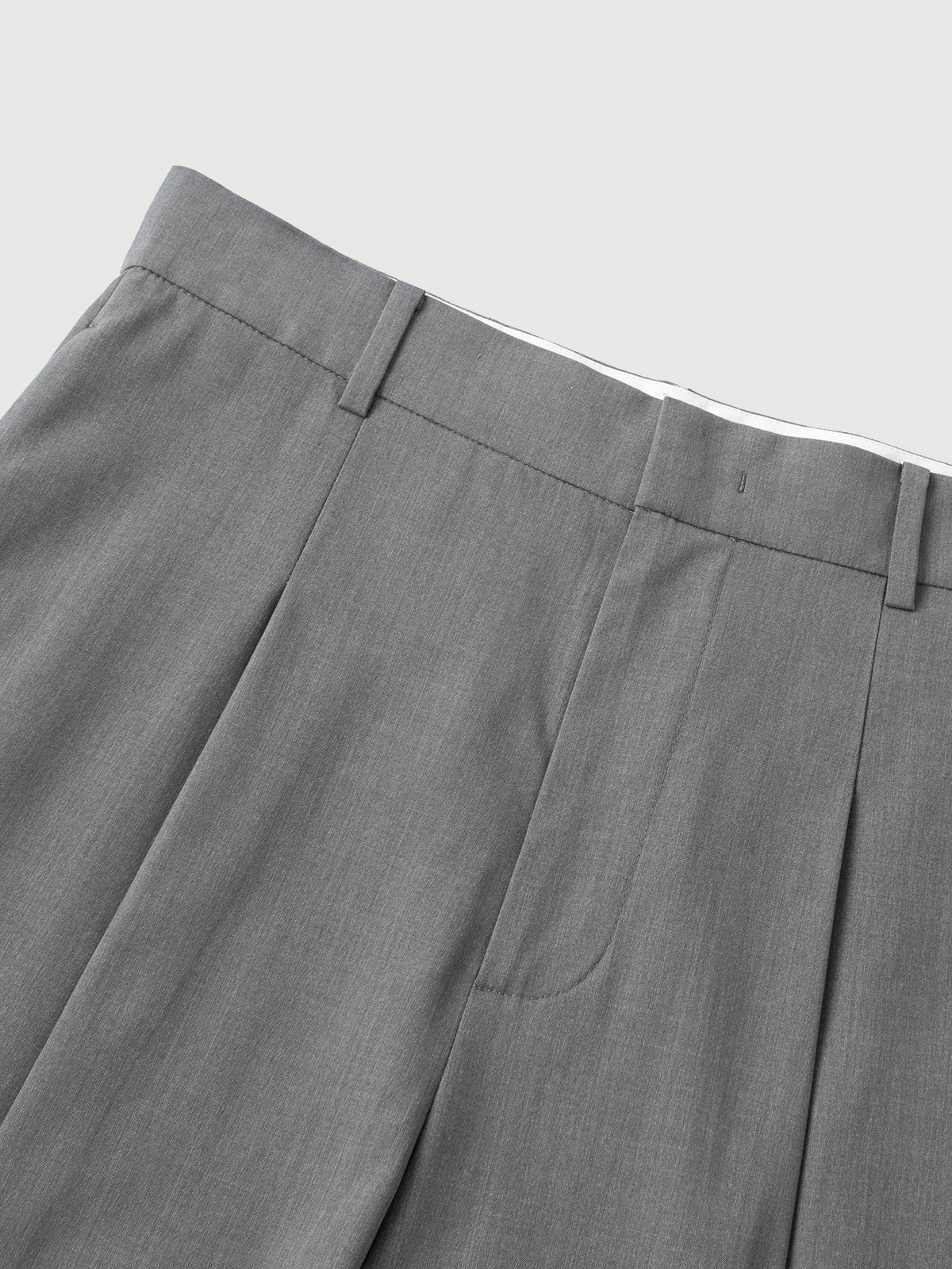 Gray Wide-Leg Pants