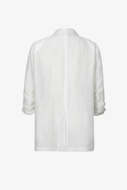 Load image 1 in gallery view. Lightweight Ruched-Sleeve Blazer