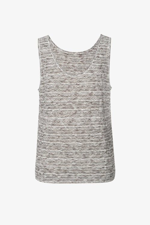 Load image 1 in gallery view. Melange Knit Sleeveless Top