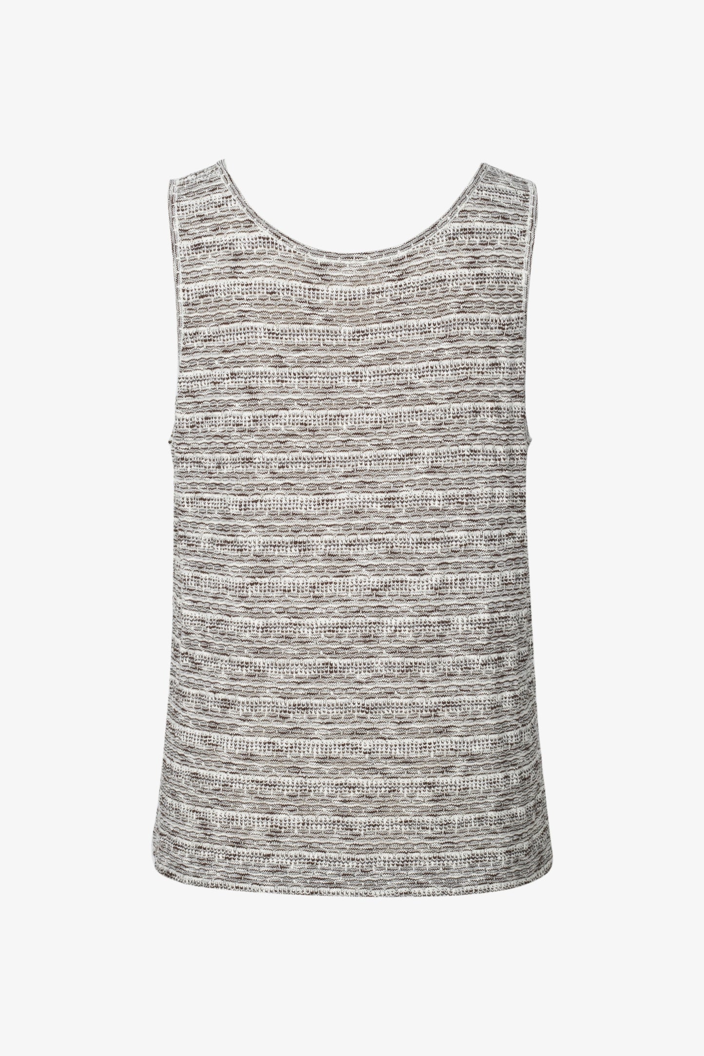 Melange Knit Sleeveless Top