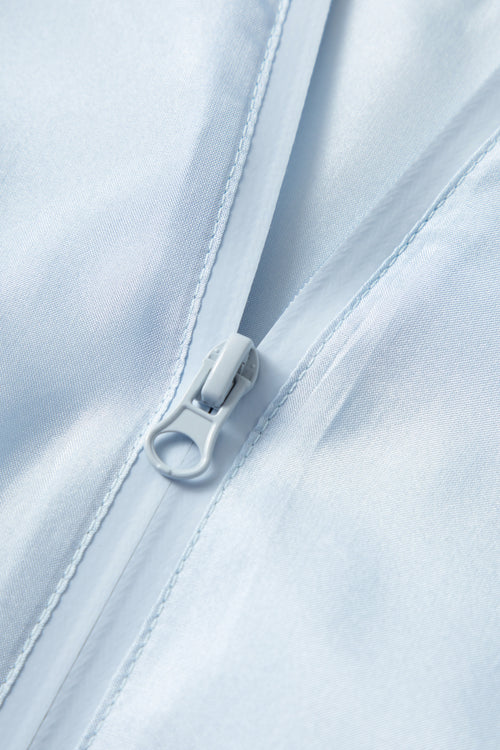 Load image 1 in gallery view. Mulberry Silk Hooded Jacket