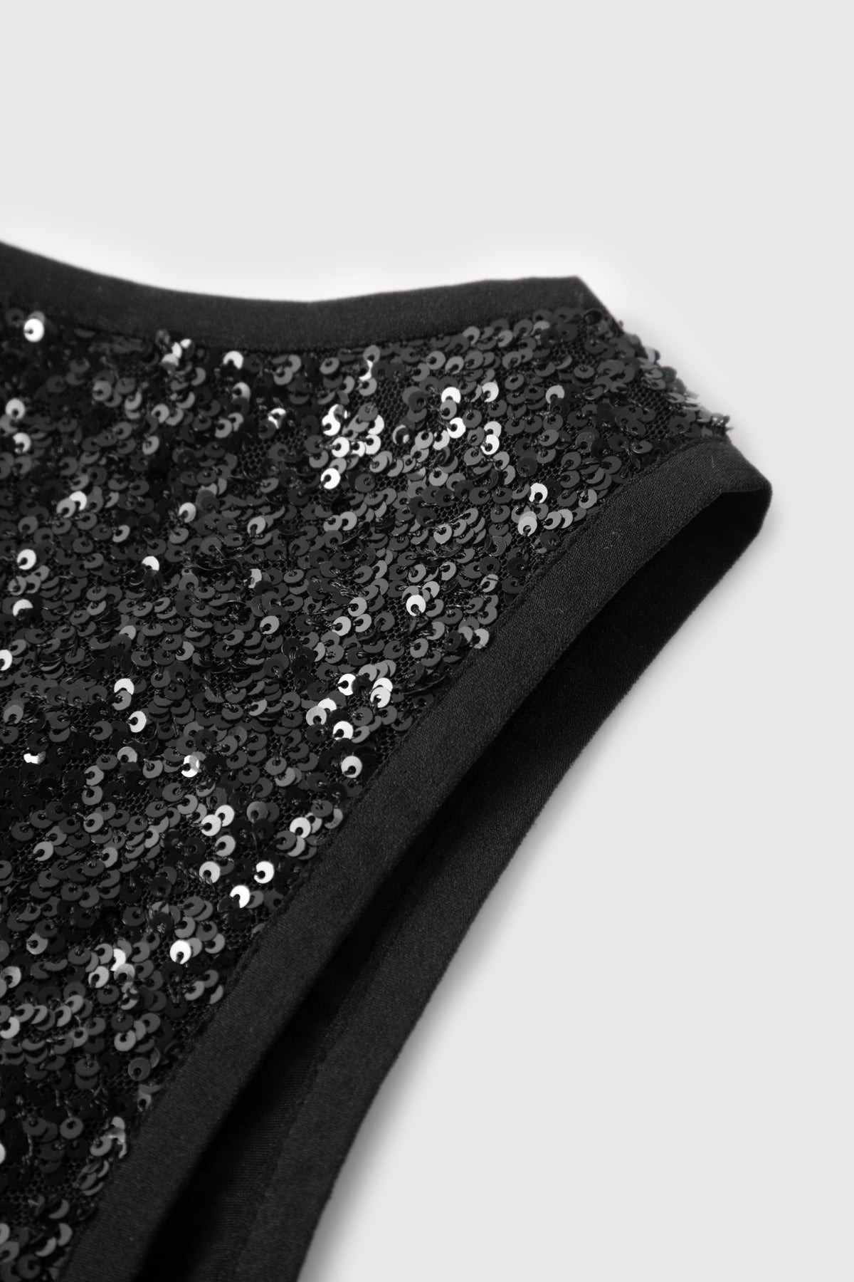 Sequin Scoop-Neck Tank Top