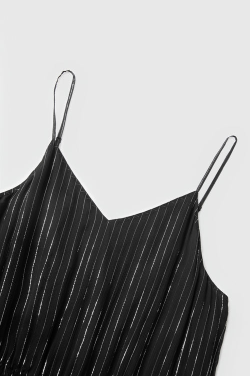 Load image 1 in gallery view. Lustrous Silk-Blend Tiered Dress
