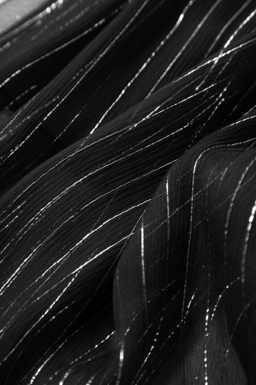 Load image 1 in gallery view. Lustrous Silk-Blend Tiered Dress