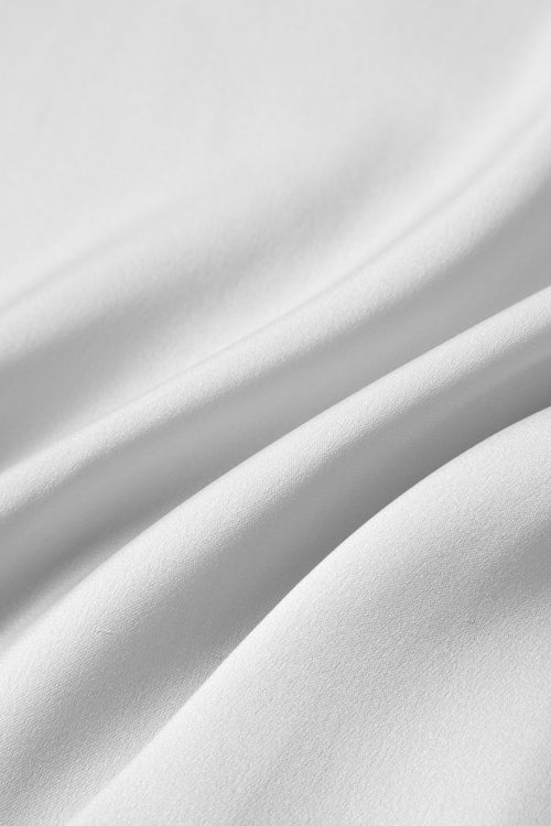 Load image 1 in gallery view. Ruffled Silk V-Neck Blouse