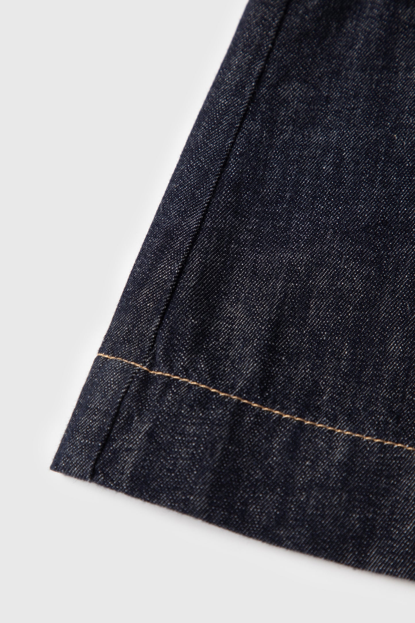 Structured Cotton-Linen Denim Sleeveless Dress