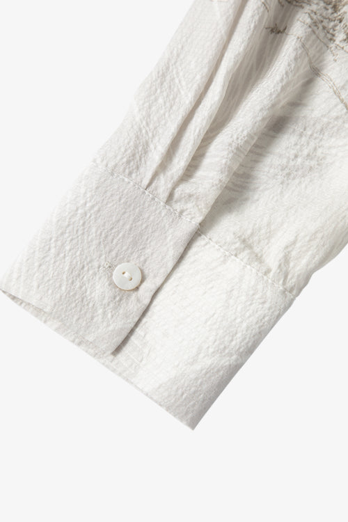 Load image 1 in gallery view. Toile Printed Mulberry Silk Shirt