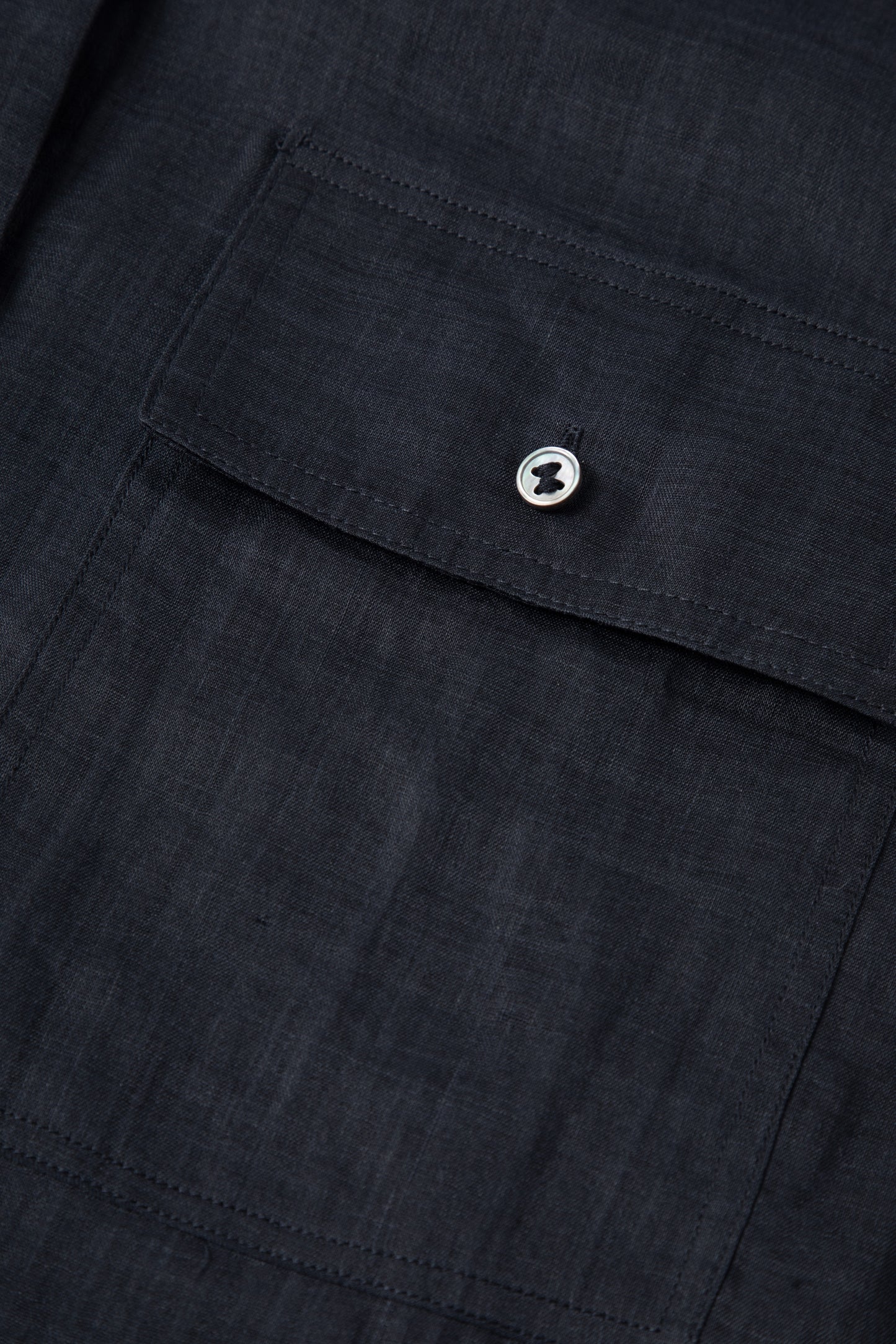 Relaxed Pure Ramie Utility Shirt
