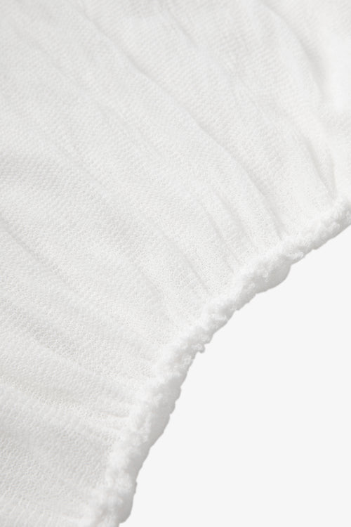 Load image 1 in gallery view. Draped Cowl-Neck Cotton Blend Top