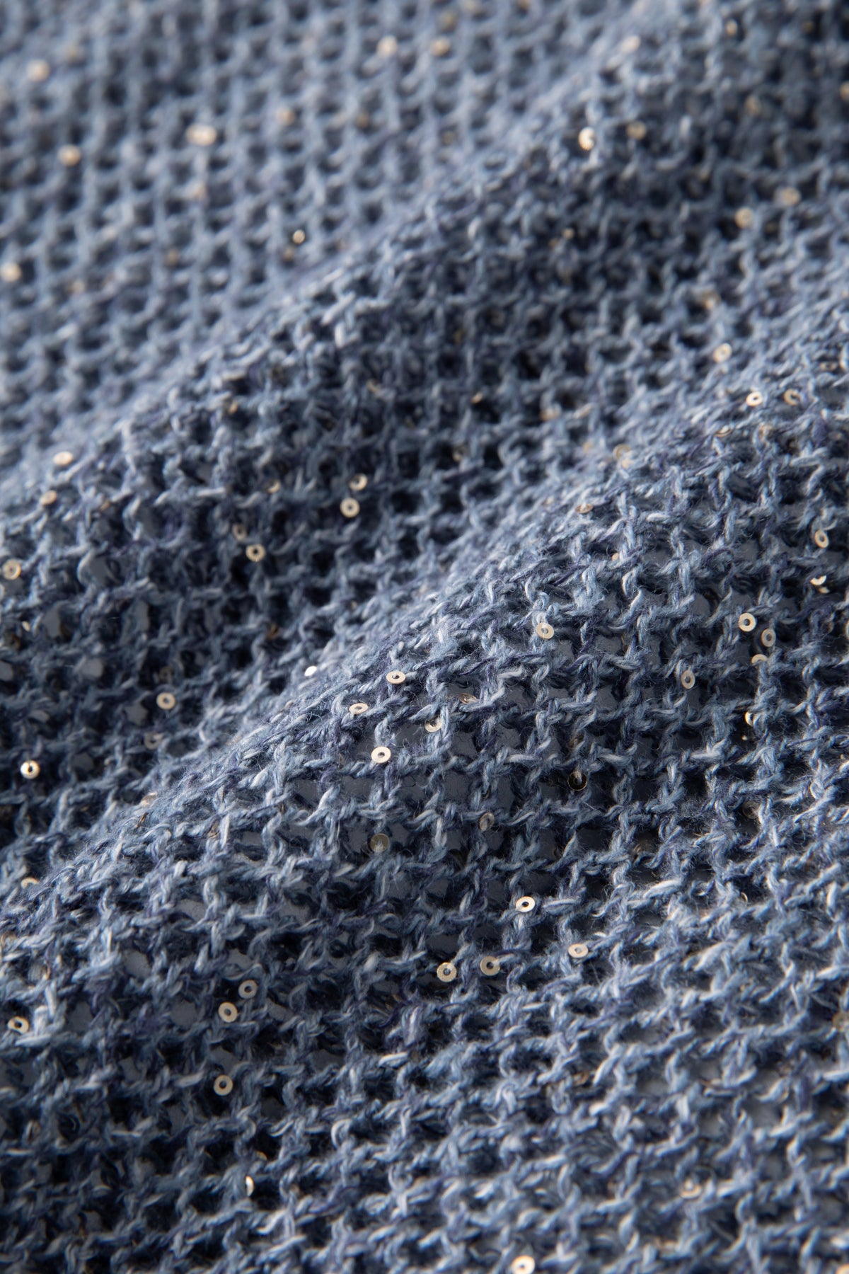 Belted Open-Knit Linen Blend Sweater