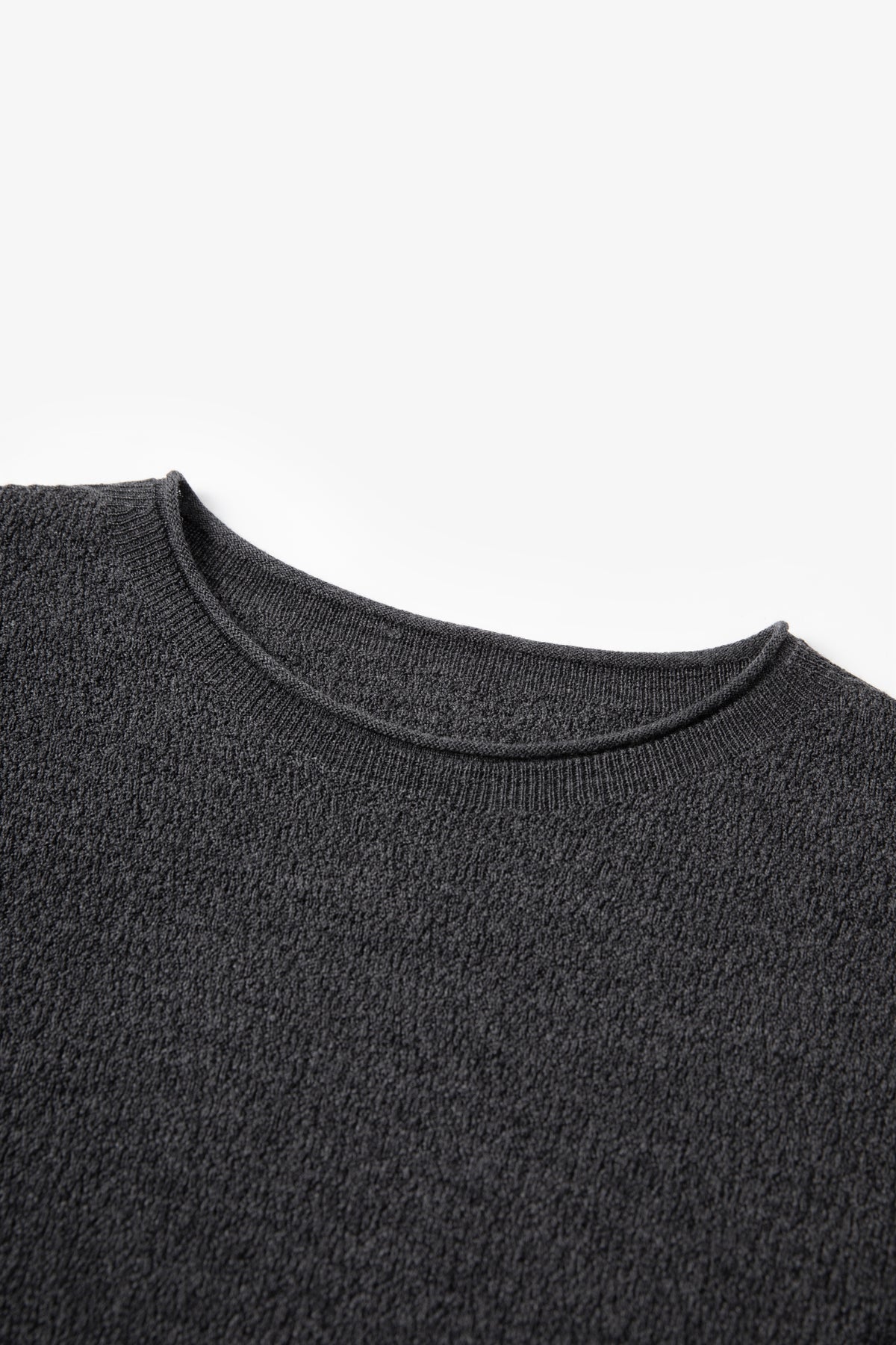 Sleeveless Wool Crewneck Top