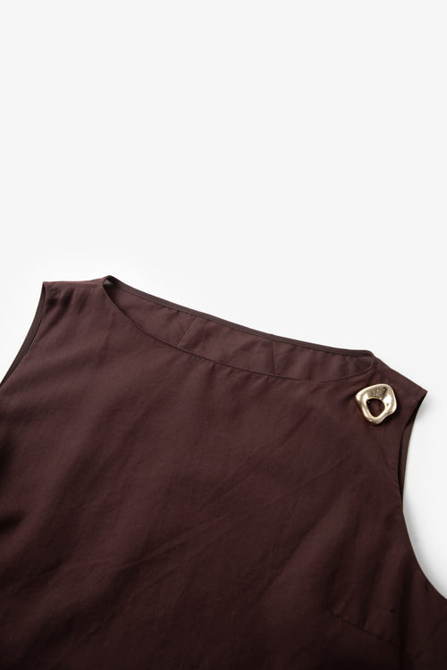 Load image 1 in gallery view. Statement Draped Lyocell Top