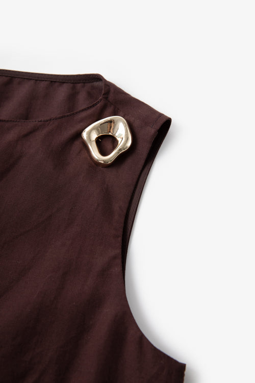 Load image 1 in gallery view. Statement Draped Lyocell Top