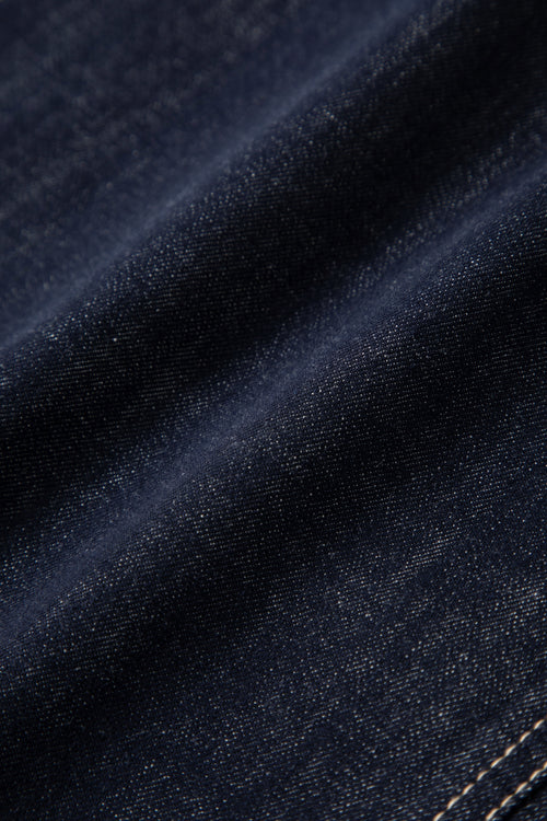 Load image 1 in gallery view. Cropped Denim Collared Vest