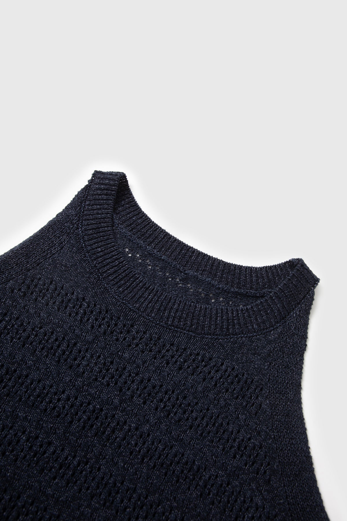 Lightweight Open-Knit Tank Top
