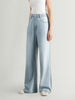 Blue Wide-Leg Jeans Pants