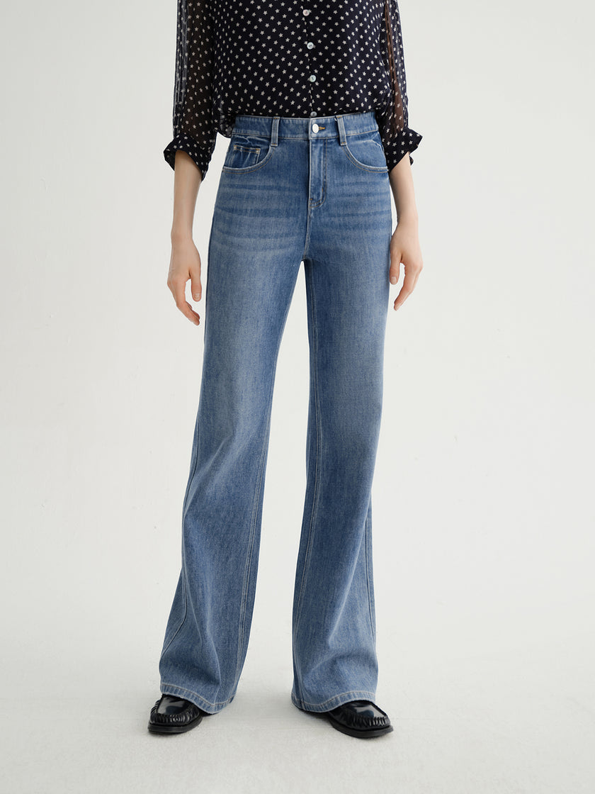 Vintage Flared Denim Jeans