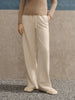 Off-White Straight Pull-On Pants
