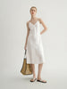 Silk Jacquard Slip Dress