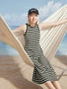Striped Sleeveless Dress