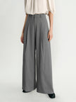 Gray Wide-Leg Pants