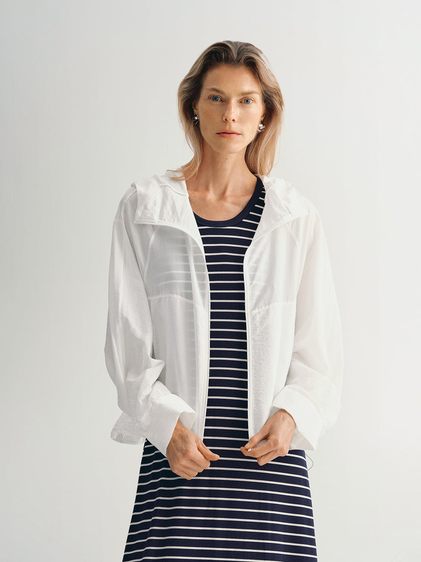 Lyocell Hooded Jacket