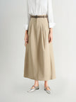 Khaki Midi Skirt