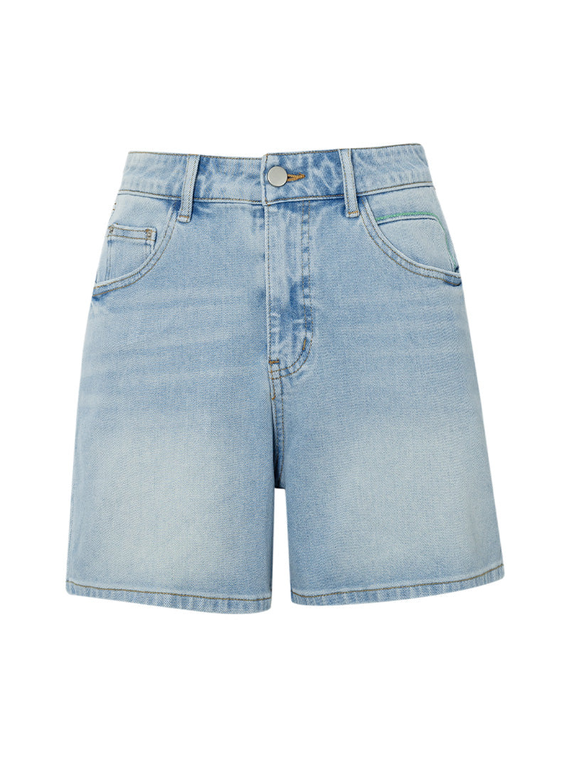 Denim Cotton Shorts