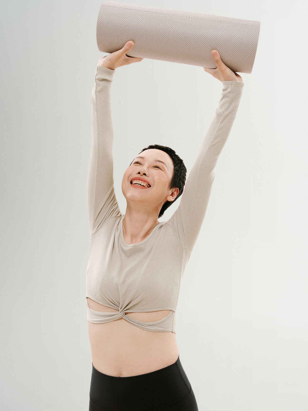 Slim Fit Yoga Knitwear Top