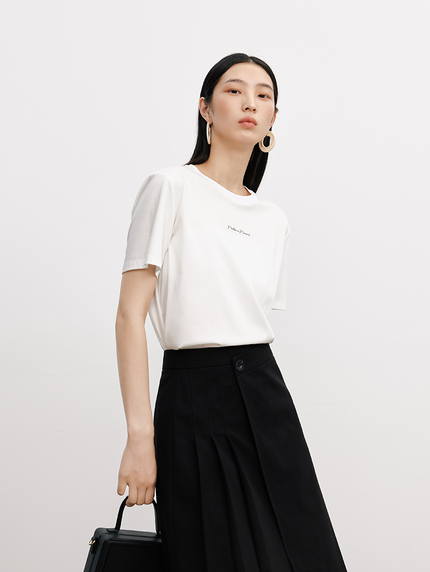Round Neck 100% Cotton T-Shirt