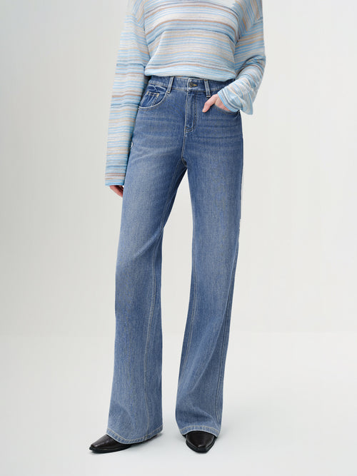 Load image 1 in gallery view. Slim Bootcut Jeans