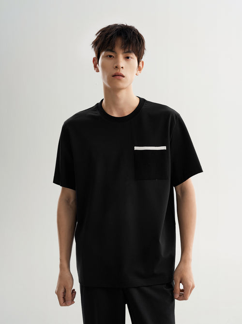 Load image 1 in gallery view. Men’s Cotton-Blend Short-Sleeve T-Shirt