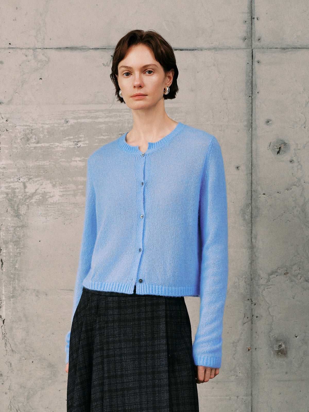 Silk-Cashmere Cardigan