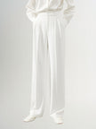 Straight Fit Smooth Trousers