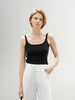 Round Neck Cotton Tankini Top