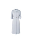 Silk Tie Belt Dress