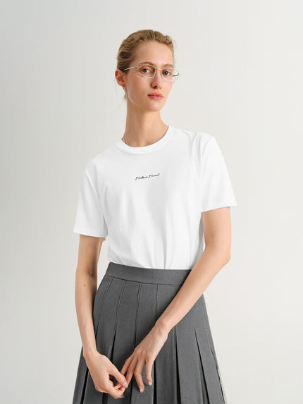 Pure Cotton Crewneck Tee